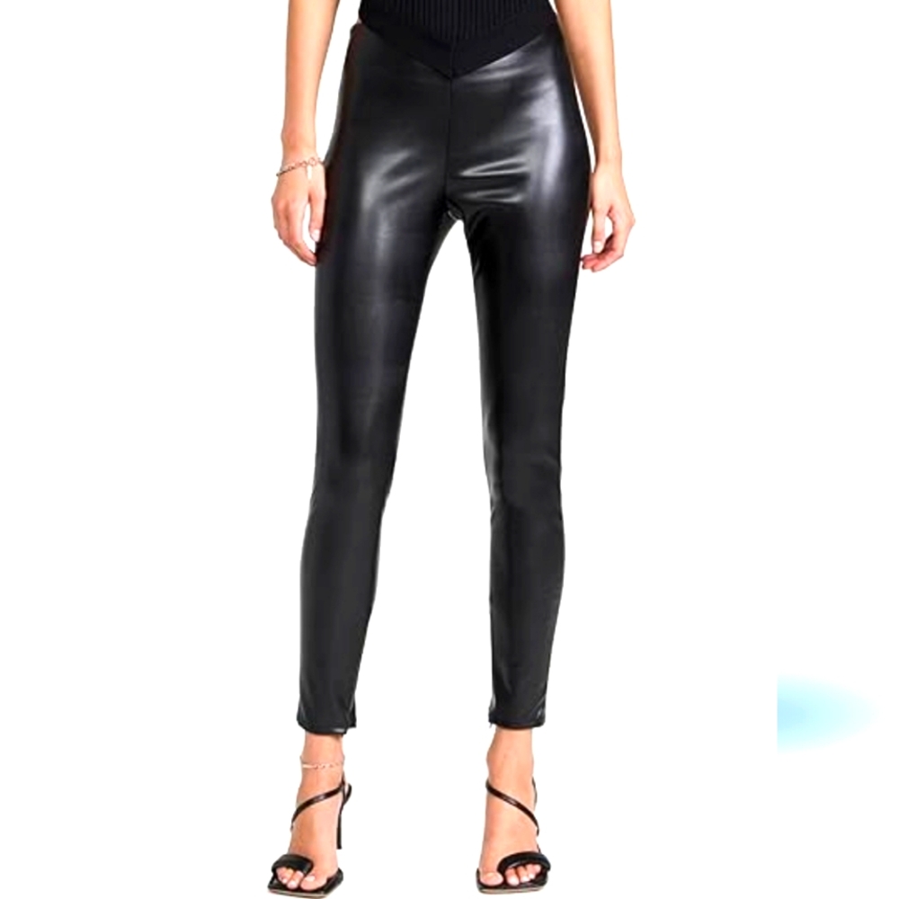 (L)🆕️🚨Stella Luce Pleather Leggings🚨Waist 14.5" x L37.5"